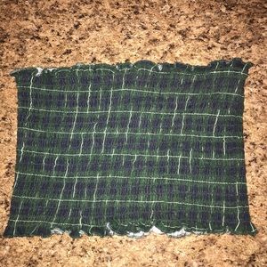 green tube top size medium